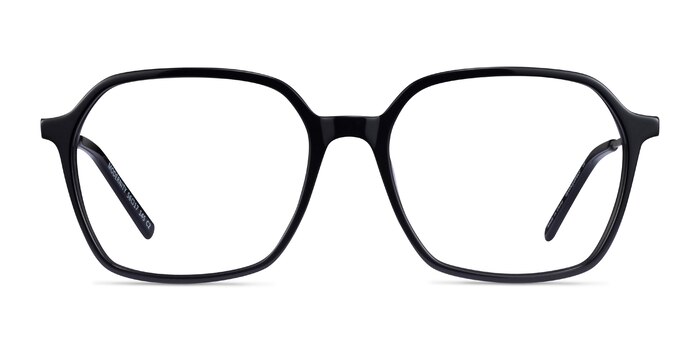 Modernity Black Silver Acétate Montures de lunettes de vue d'EyeBuyDirect