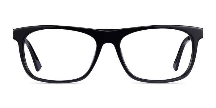 Drop Noir Acétate Montures de lunettes de vue d'EyeBuyDirect