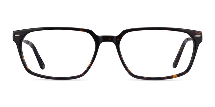 Fusion Tortoise Silver Acétate Montures de lunettes de vue d'EyeBuyDirect