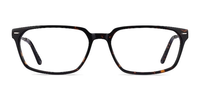 Fusion Tortoise Silver Acetate Eyeglass Frames from EyeBuyDirect