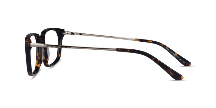 Fusion Tortoise Silver Acétate Montures de lunettes de vue d'EyeBuyDirect