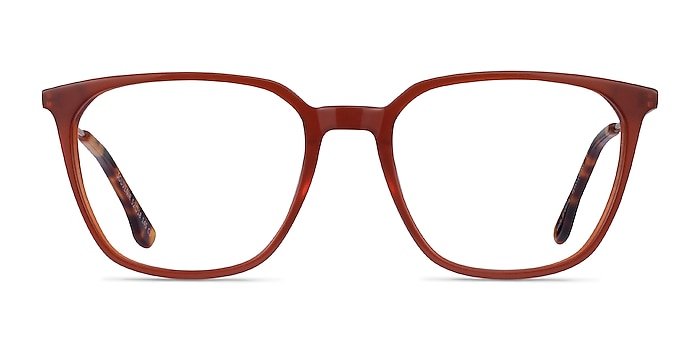 Souvenir Terracotta Orange Light Gold Acétate Montures de lunettes de vue d'EyeBuyDirect
