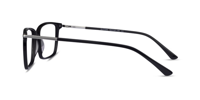 Button Black Acetate Eyeglass Frames from EyeBuyDirect