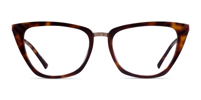 Trenta Tortoise Gold Acétate Montures de lunettes de vue d'EyeBuyDirect