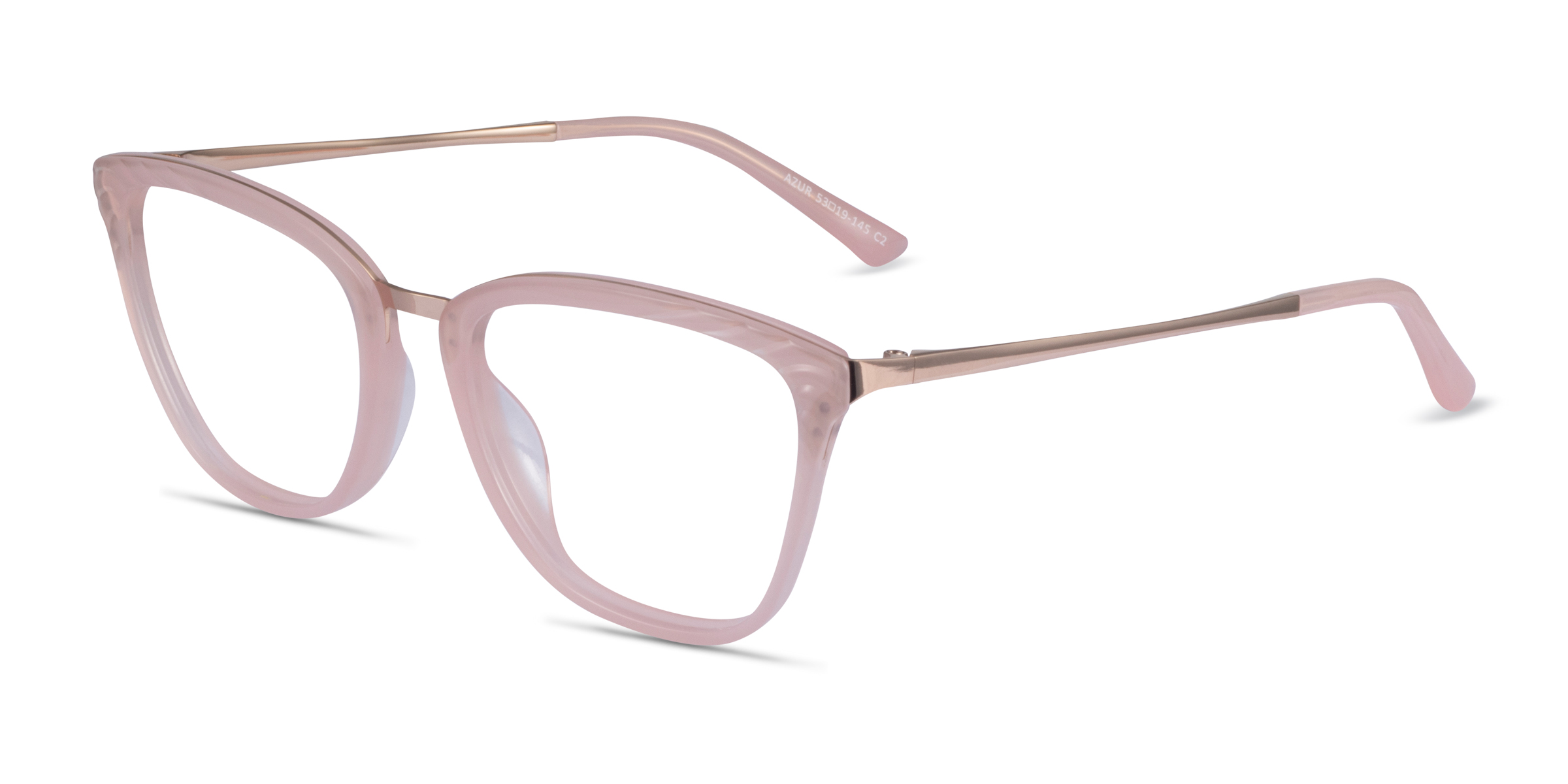 Azur Cat Eye Pink Glasses for Women | Eyebuydirect