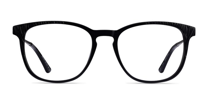 Astute Black Acetate Eyeglass Frames from EyeBuyDirect