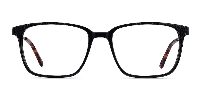Venti Black Acetate Eyeglass Frames from EyeBuyDirect
