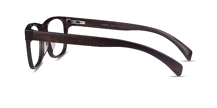 Reserve Brown & Dark Wood Acetate Eyeglass Frames from EyeBuyDirect