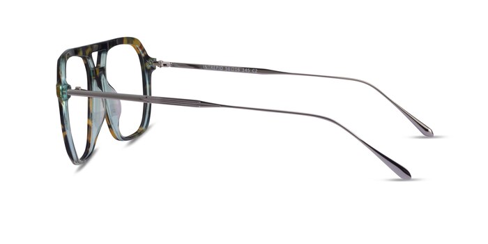 Intrepid Green Tortoise Acétate Montures de lunettes de vue d'EyeBuyDirect