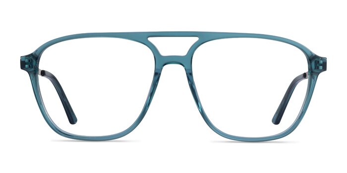 Metropolis Teal Acetate Eyeglass Frames from EyeBuyDirect