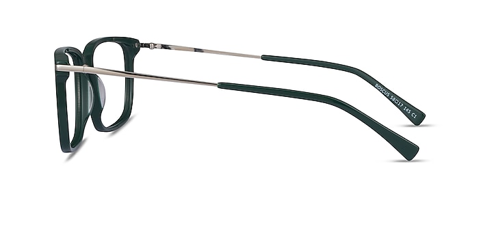 Boscus Green Silver Acetate Eyeglass Frames from EyeBuyDirect