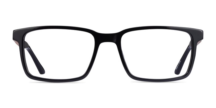 Symbiosis Black Acetate Eyeglass Frames from EyeBuyDirect