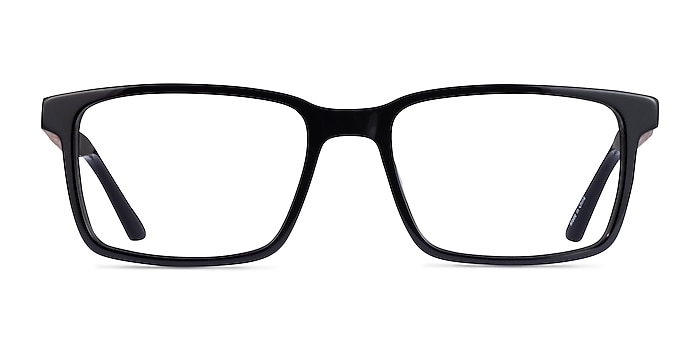 Symbiosis Black Acetate Eyeglass Frames from EyeBuyDirect