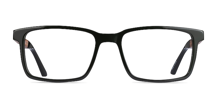 Symbiosis Dark Green Acetate Eyeglass Frames from EyeBuyDirect
