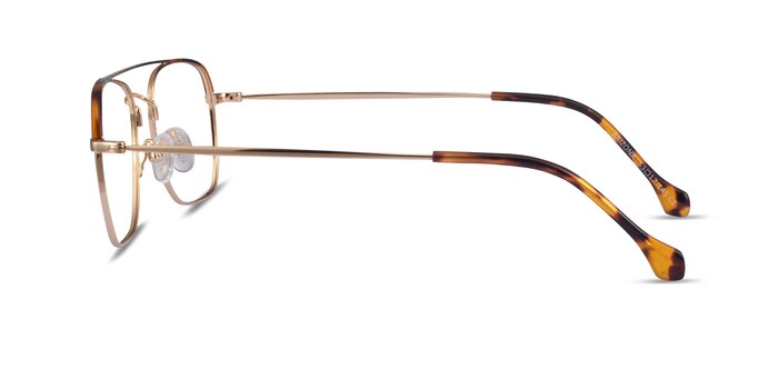 Arizona Gold Tortoise Acétate Montures de lunettes de vue d'EyeBuyDirect