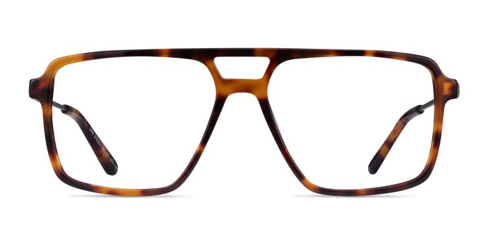 San Diego Tortoise Silver Acétate Montures de lunettes de vue d'EyeBuyDirect