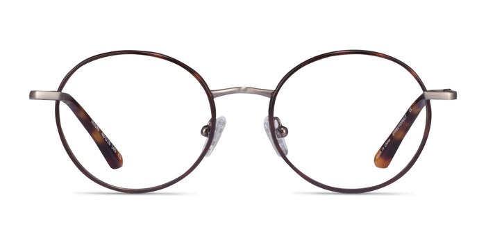 Ikigai Tortoise Gunmetal Acetate Eyeglass Frames from EyeBuyDirect
