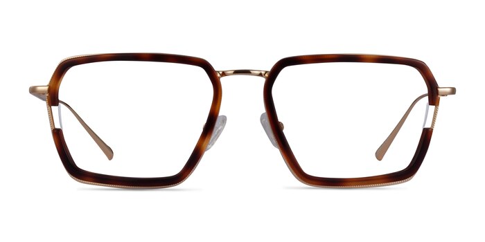Tsundoku Tortoise Gold Acetate Eyeglass Frames from EyeBuyDirect