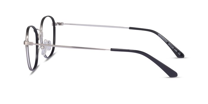 Kogarashi Black Silver Acetate Eyeglass Frames from EyeBuyDirect