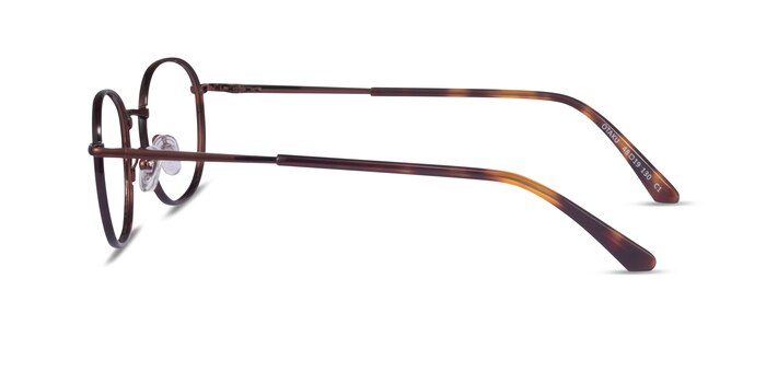 Otaku Tortoise Red Copper Acétate Montures de lunettes de vue d'EyeBuyDirect