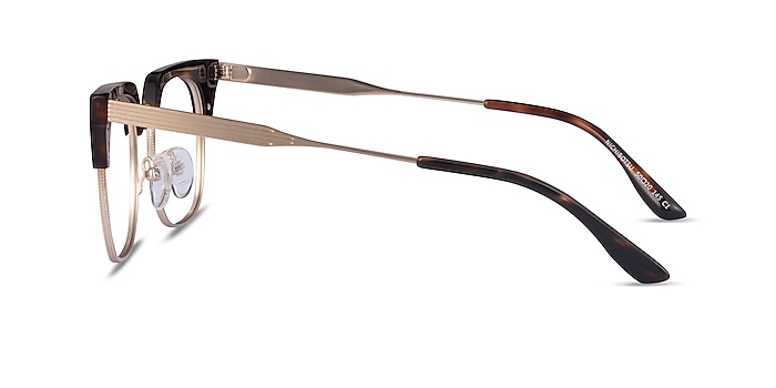 Nichibotsu Tortoise Gold Acetate Eyeglass Frames from EyeBuyDirect