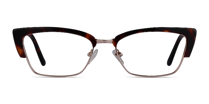 Camley Tortoise Gold Acétate Montures de lunettes de vue d'EyeBuyDirect