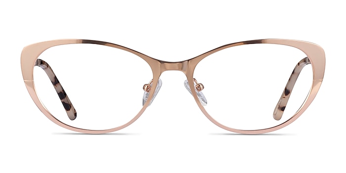 Thames Rose Gold Acetate Eyeglass Frames from EyeBuyDirect