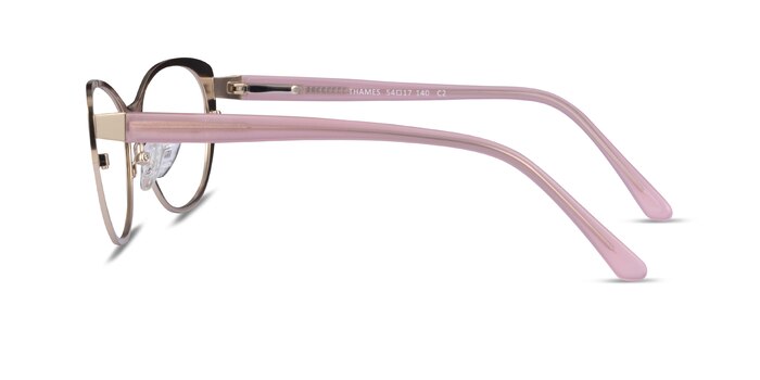 Thames Doré Acétate Montures de lunettes de vue d'EyeBuyDirect
