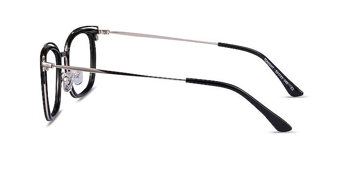 Tonight Black Gold Acetate Eyeglass Frames from EyeBuyDirect