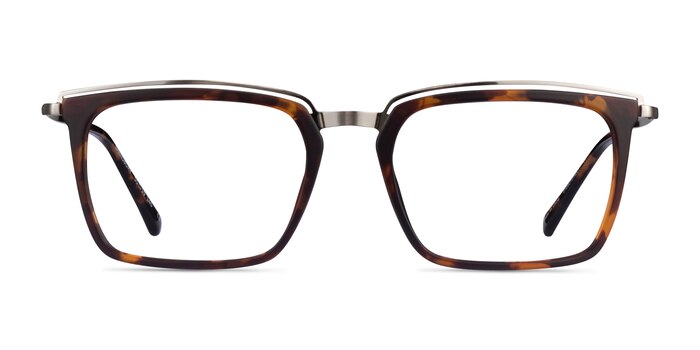Barnsbury Tortoise Gunmetal Métal Montures de lunettes de vue d'EyeBuyDirect