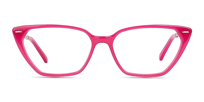 Everilda Pink Acetate Eyeglass Frames from EyeBuyDirect