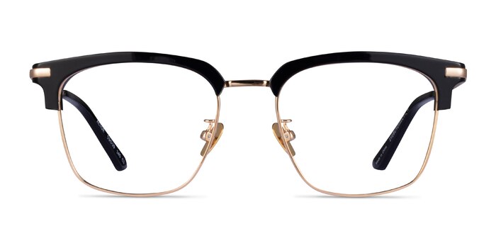 Actor Black Gold Acétate Montures de lunettes de vue d'EyeBuyDirect