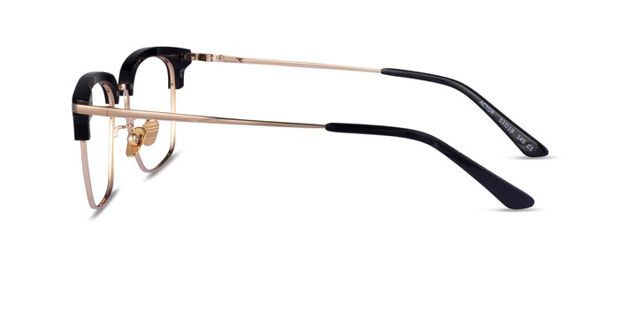 Actor Black Gold Acétate Montures de lunettes de vue d'EyeBuyDirect