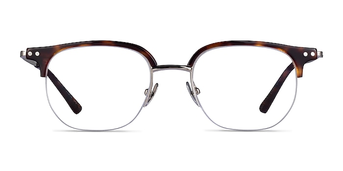 Witty Tortoise Silver Acétate Montures de lunettes de vue d'EyeBuyDirect