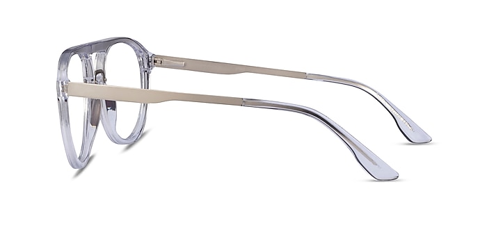 Rustic Clear Acetate Eyeglass Frames from EyeBuyDirect