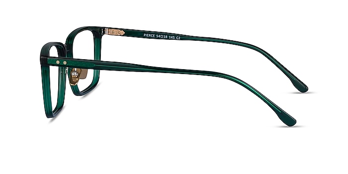 Pierce Dark Green Acétate Montures de lunettes de vue d'EyeBuyDirect