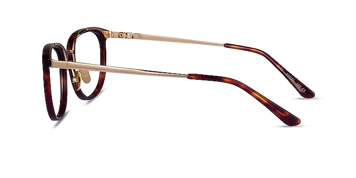 Yves Tortoise Gold Acetate Eyeglass Frames from EyeBuyDirect