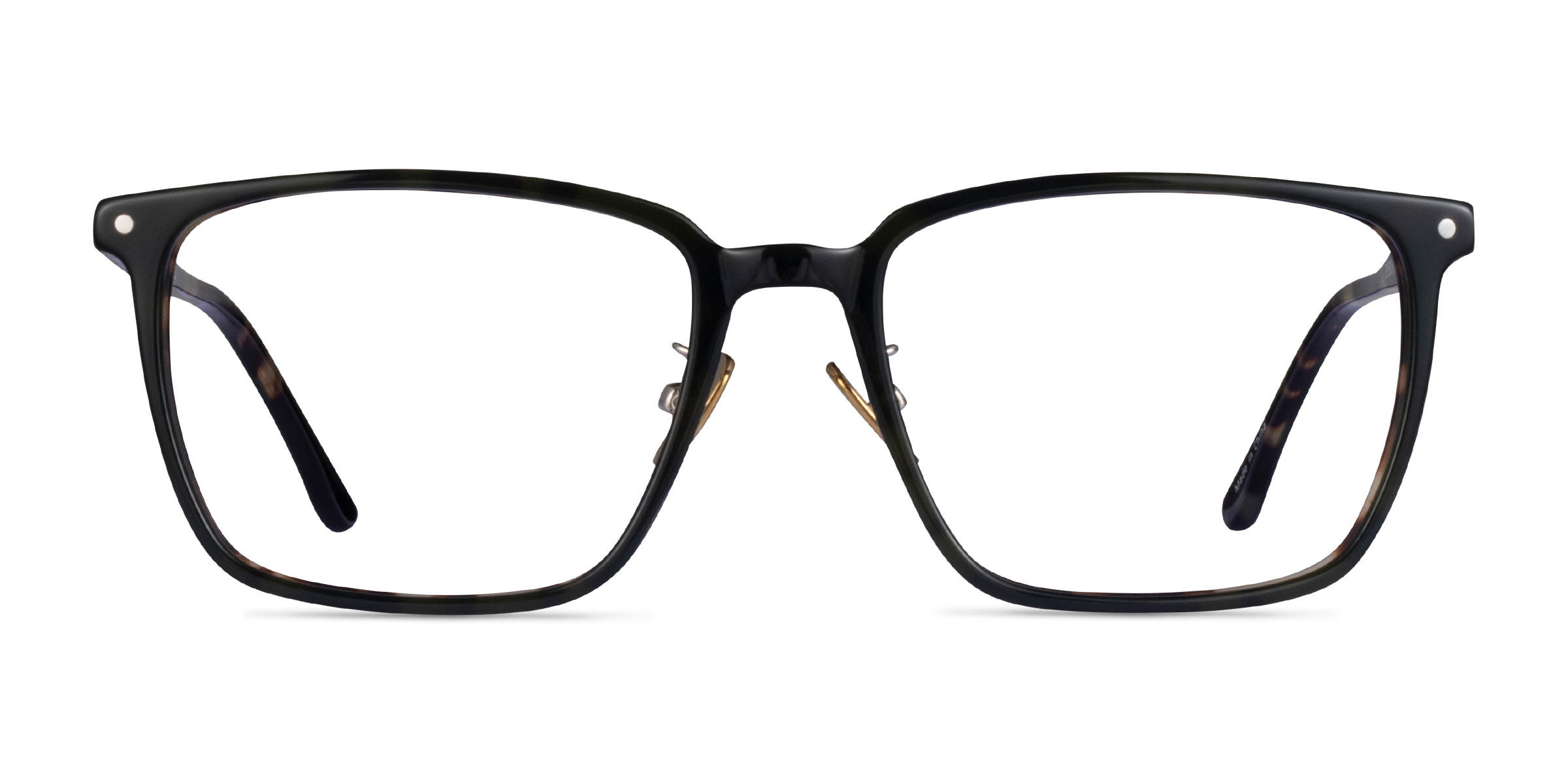 Lachlan Rectangle Dark Green Ivory Tortoise Glasses For Men Eyebuydirect