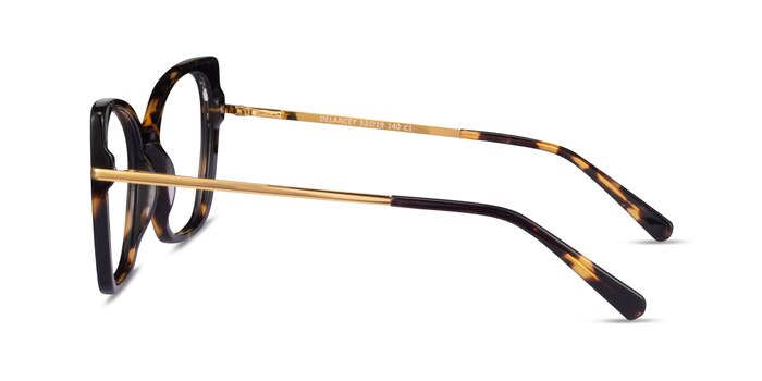 Delancey Tortoise Gold Acétate Montures de lunettes de vue d'EyeBuyDirect