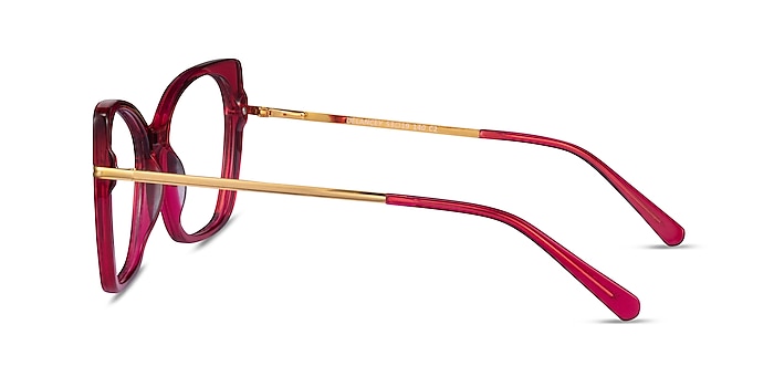 Delancey Clear Pink Gold Acétate Montures de lunettes de vue d'EyeBuyDirect