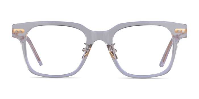 Blythe Clear Gold Acétate Montures de lunettes de vue d'EyeBuyDirect