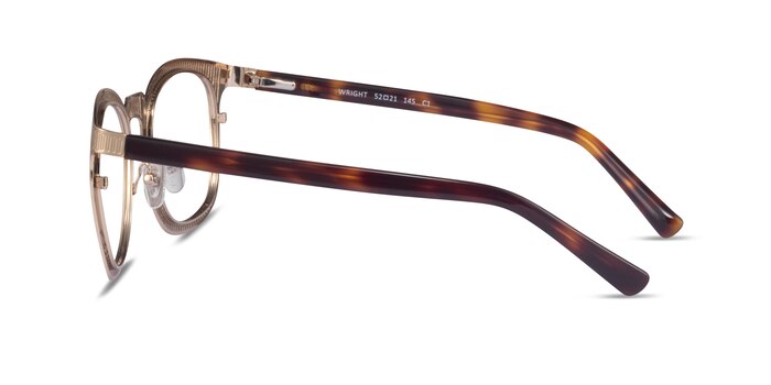 Wright Doré Acétate Montures de lunettes de vue d'EyeBuyDirect