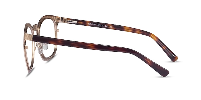 Wright Gold Acetate Eyeglass Frames from EyeBuyDirect