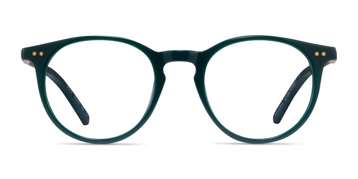 Volta Vert foncé Acétate Montures de lunettes de vue d'EyeBuyDirect