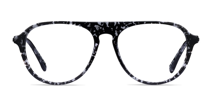 Kinesis Clear Black Floral Acétate Montures de lunettes de vue d'EyeBuyDirect