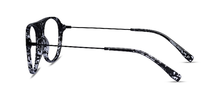 Kinesis Clear Black Floral Acetate Eyeglass Frames from EyeBuyDirect