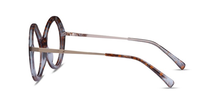 Endless Orange Striped Acétate Montures de lunettes de vue d'EyeBuyDirect