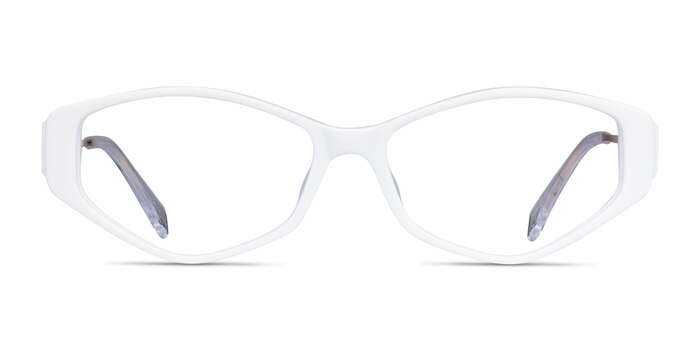 Dia Blanche Acétate Montures de lunettes de vue d'EyeBuyDirect