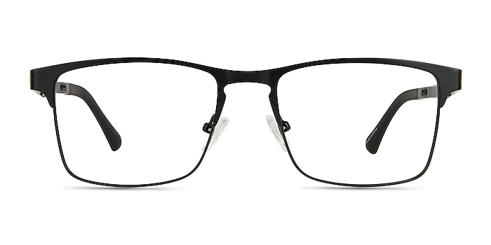 Skill Black Metal Eyeglass Frames from EyeBuyDirect