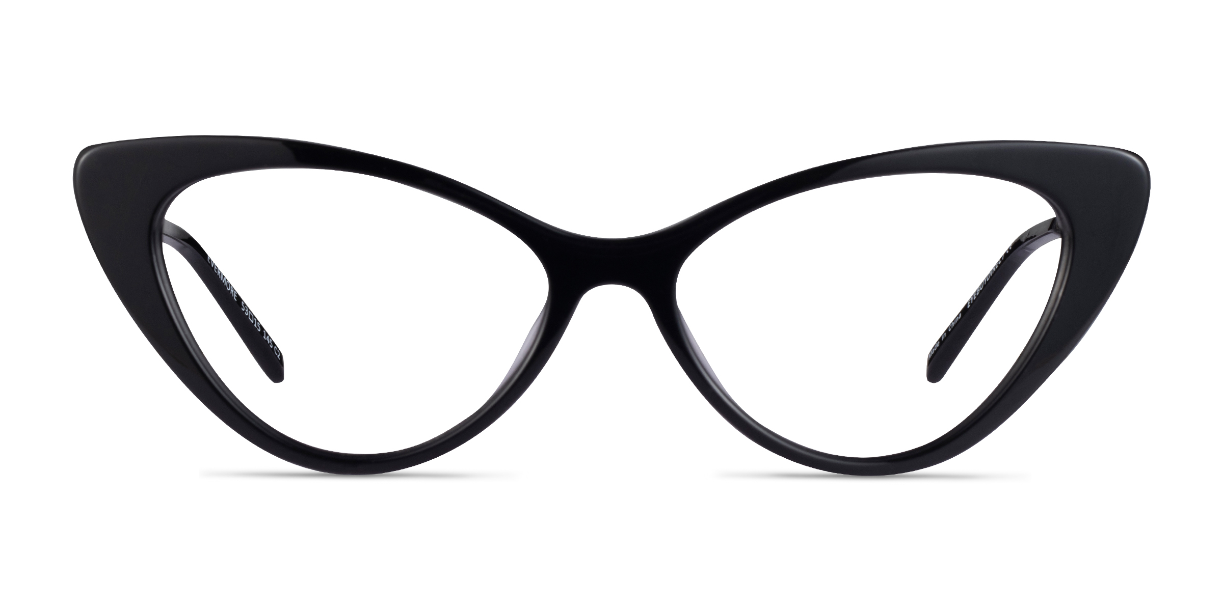 Evermore Cat Eye Black Glasses for Women | Eyebuydirect